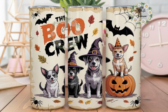 Halloween Dog Witch Pumpkin 20oz Tumbler Graphics
