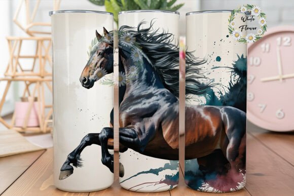 Majestic Horse Watercolor Art Tumbler: Graphics & Tumbler Wraps Reviewed