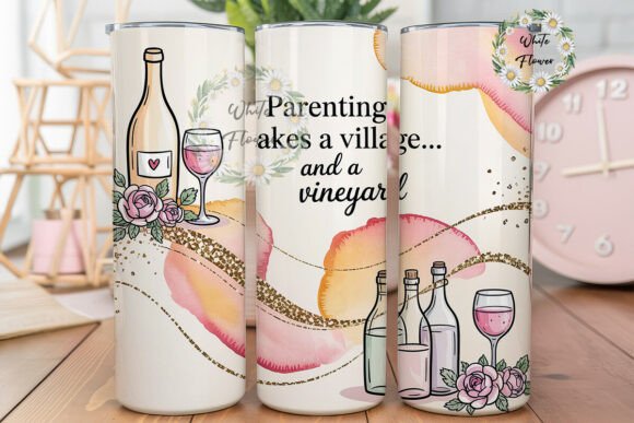 Parenting Village Vineyard Tumbler Graphics