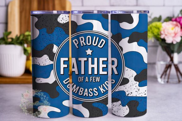 Proud Father Camo Tumbler Wrap: Graphics & Tumbler Wraps Review