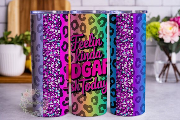 Sassy Leopard Glitter Tumbler Wraps Graphics Review