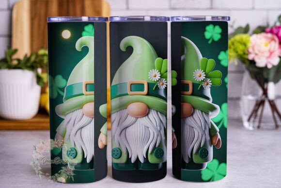 St Patrick's Gnome Tumbler Wrap Graphics Review