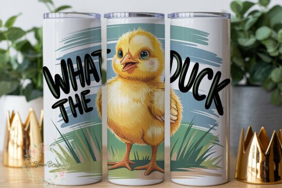 What the Duck Chick 20oz Tumbler Wrap